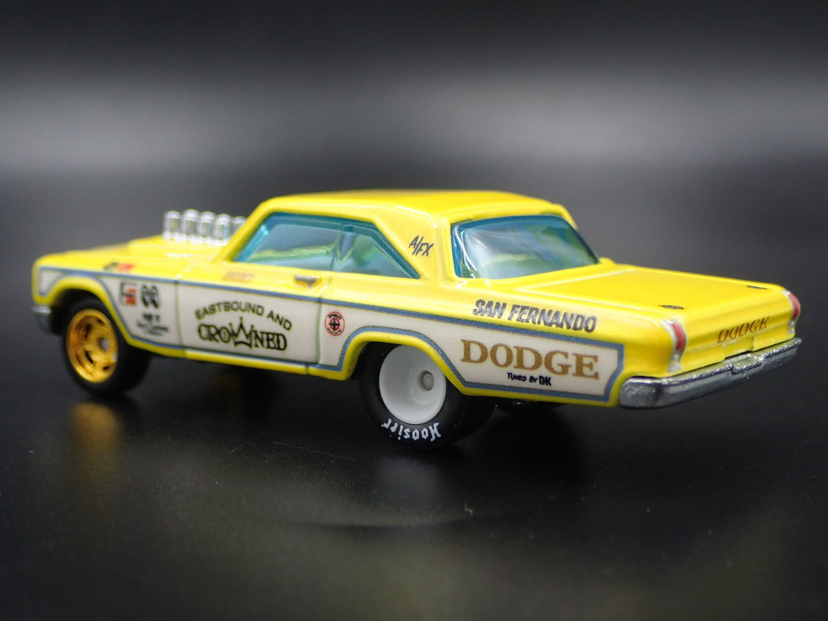1965 65 DODGE CORONET NHRA ALTERED DRAG MOON EYES 1/64 SCALE DIECAST MODEL CAR-Burning Rubber Toy Company