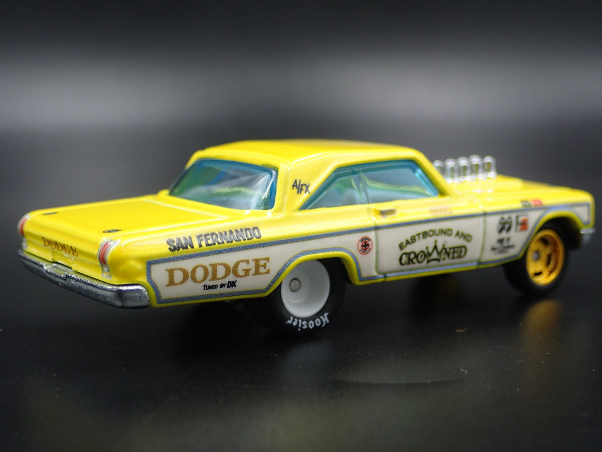 1965 65 DODGE CORONET NHRA ALTERED DRAG MOON EYES 1/64 SCALE DIECAST MODEL CAR-Burning Rubber Toy Company