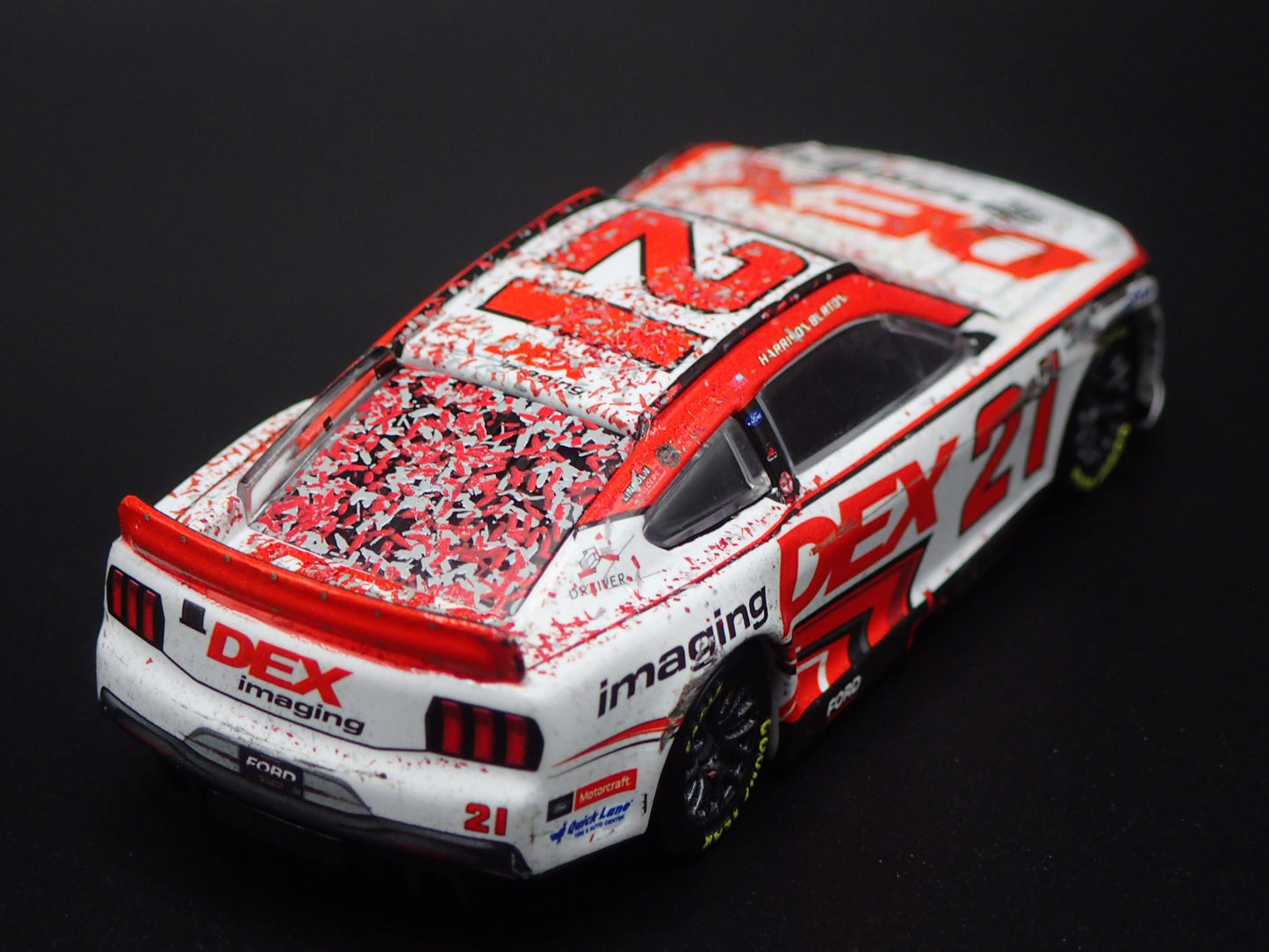 2024 24 MUSTANG 21 HARRISON BURTON FORD DEX NASCAR 1:64 SCALE DIECAST MODEL CAR