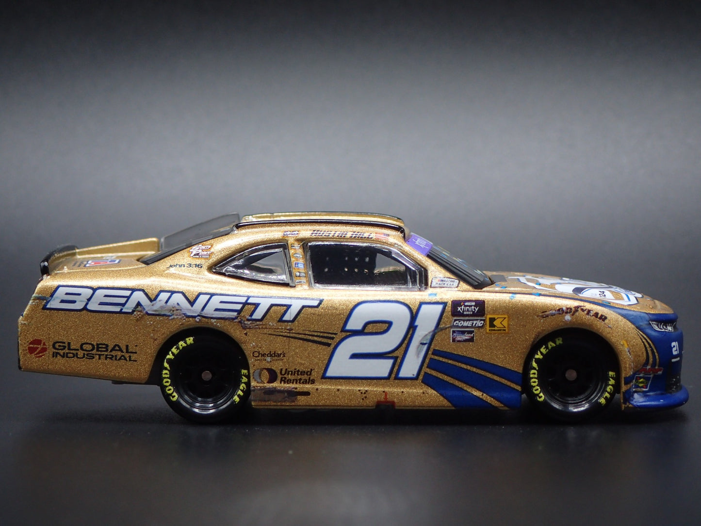 2024 24 CHEVY CAMARO 21 AUSTIN HILL BENNETT NASCAR 1:64 SCALE DIECAST MODEL CAR