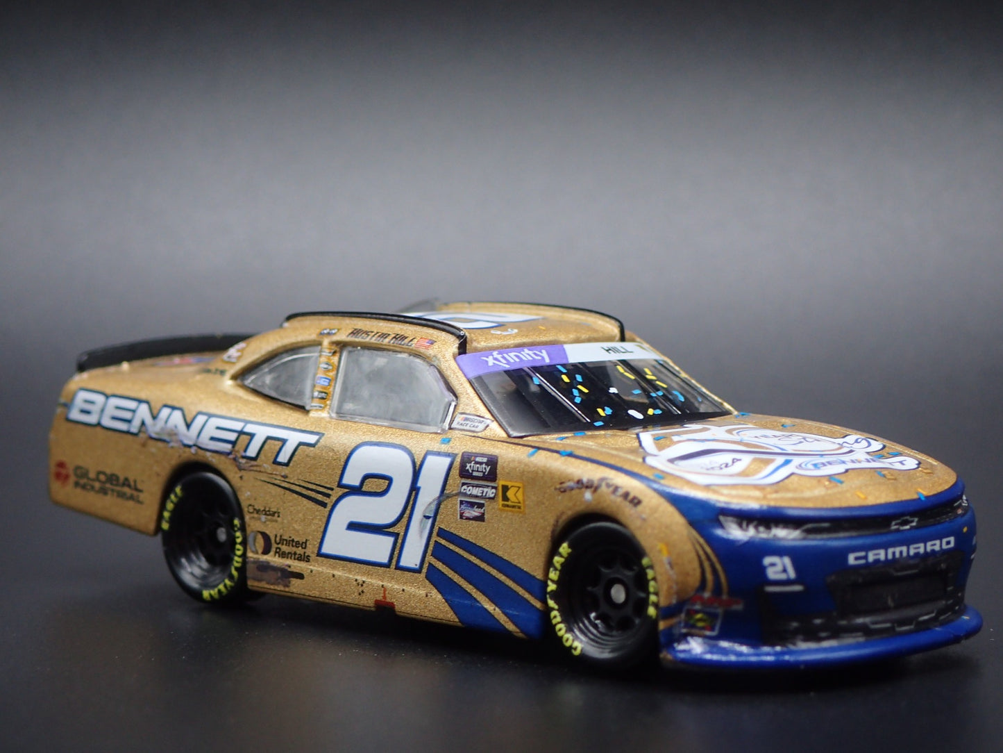2024 24 CHEVY CAMARO 21 AUSTIN HILL BENNETT NASCAR 1:64 SCALE DIECAST MODEL CAR