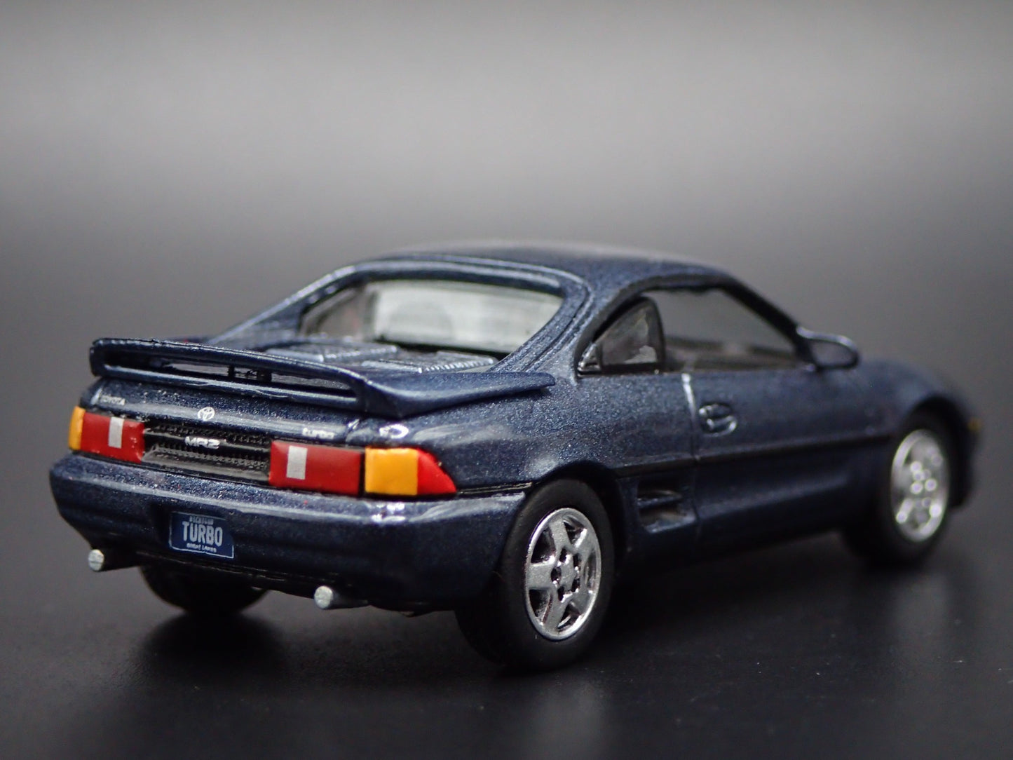 1989-1999 TOYOTA MR2 TURBO GRAY 1/64 SCALE COLLECTIBLE DIORAMA DIECAST MODEL CAR