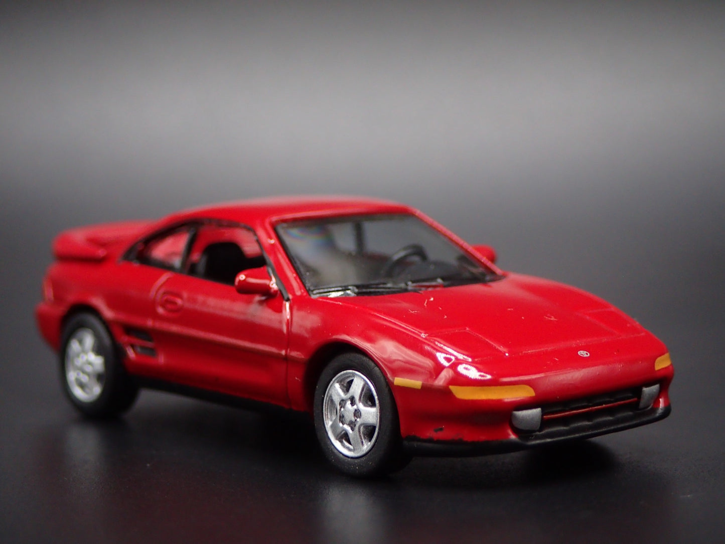 1989-1999 TOYOTA MR2 TURBO RED 1/64 SCALE COLLECTIBLE DIORAMA DIECAST MODEL CAR
