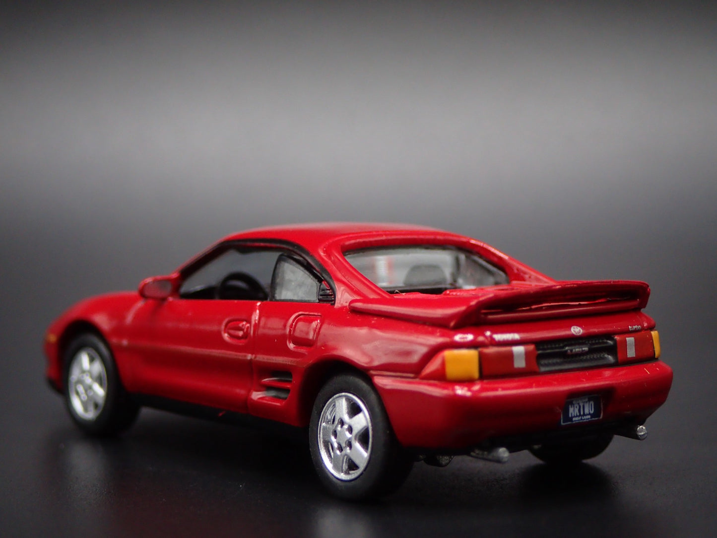 1989-1999 TOYOTA MR2 TURBO RED 1/64 SCALE COLLECTIBLE DIORAMA DIECAST MODEL CAR