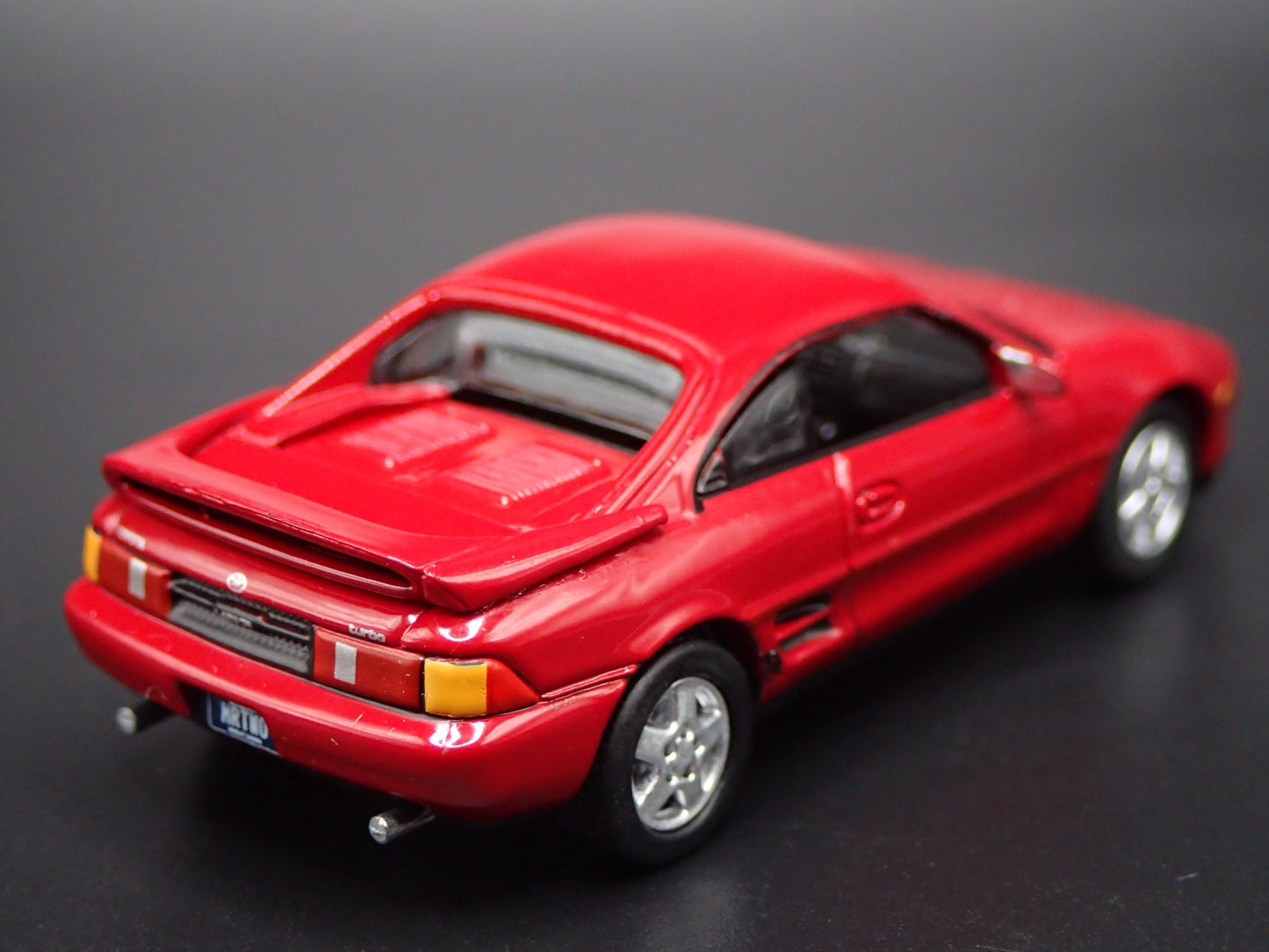 1989-1999 TOYOTA MR2 TURBO RED 1/64 SCALE COLLECTIBLE DIORAMA DIECAST MODEL CAR