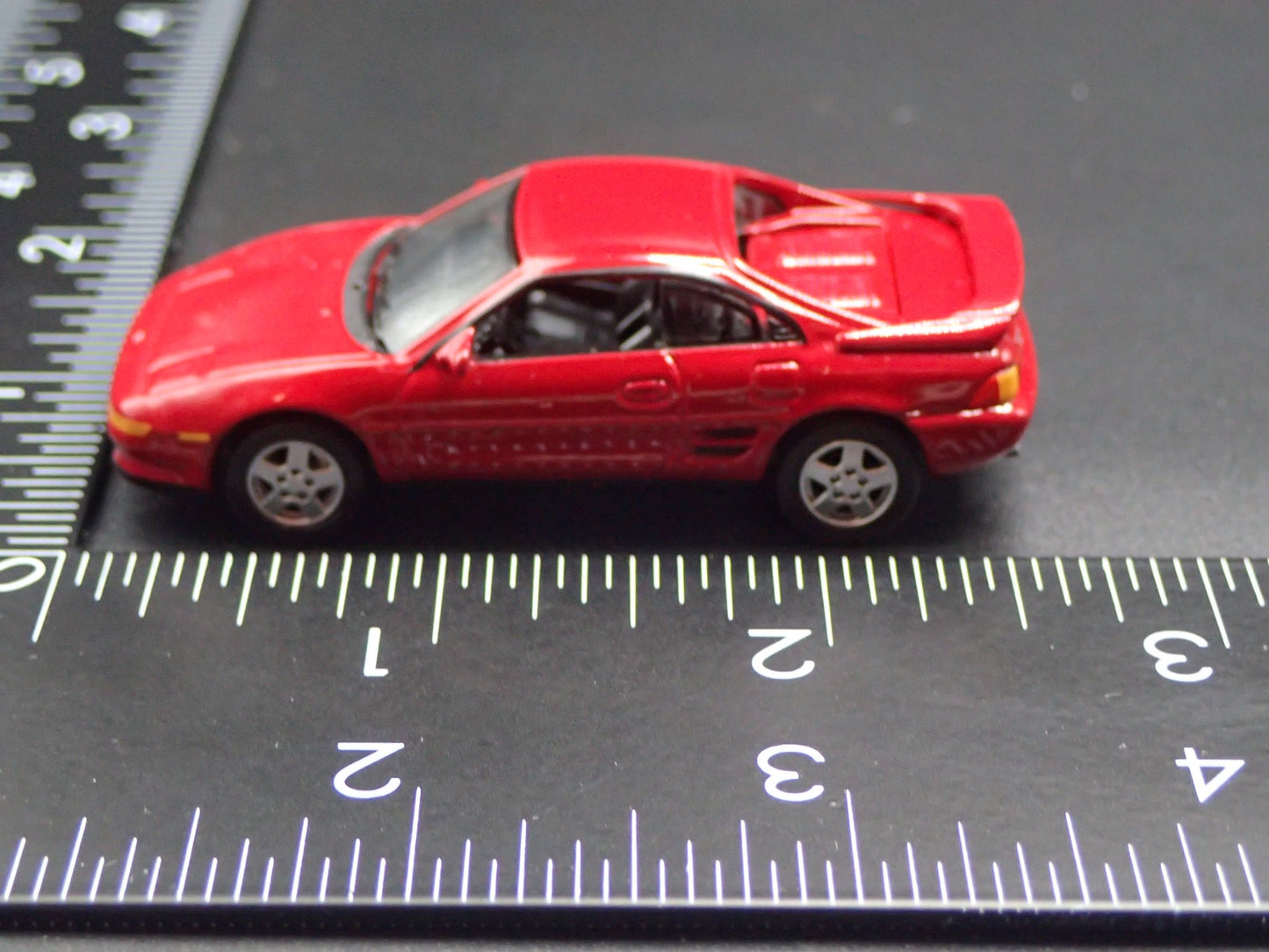 1989-1999 TOYOTA MR2 TURBO RED 1/64 SCALE COLLECTIBLE DIORAMA DIECAST MODEL CAR