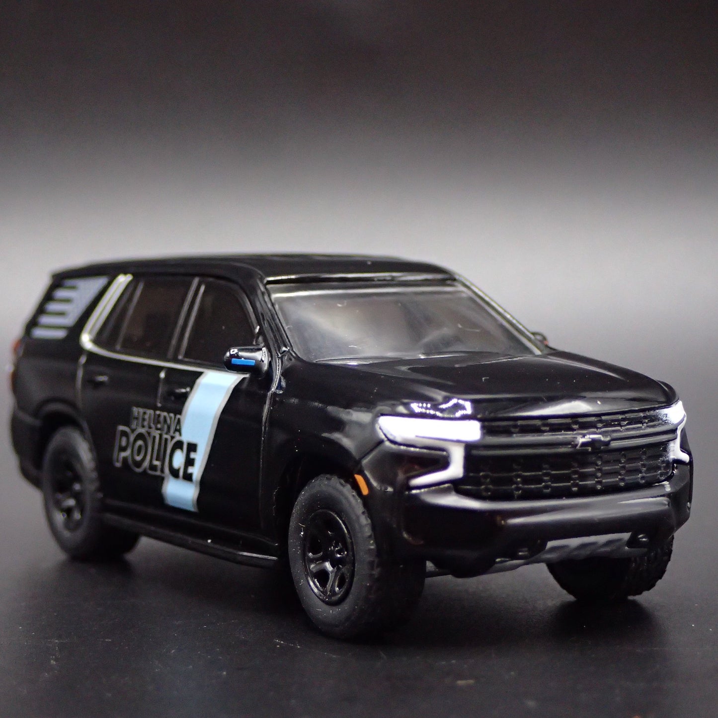 2022 CHEVY CHEVROLET TAHOE PURSUIT HELENA, ALABAMA POLICE 1:64 DIECAST MODEL CAR