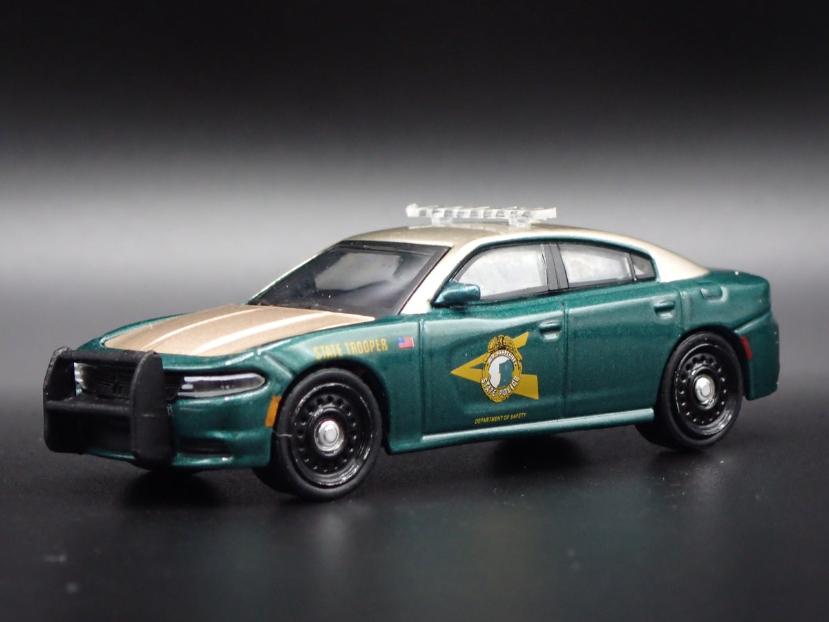 2018 18 DODGE CHARGER PURSUIT NEW HAMPSHIRE STATE POLICE 1:64 DIECAST MODEL CAR-Burning Rubber Toy Company