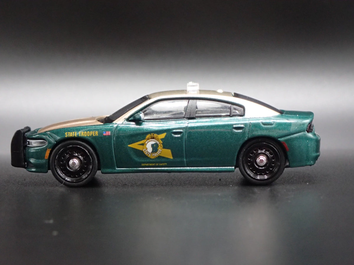 2018 18 DODGE CHARGER PURSUIT NEW HAMPSHIRE STATE POLICE 1:64 DIECAST MODEL CAR-Burning Rubber Toy Company