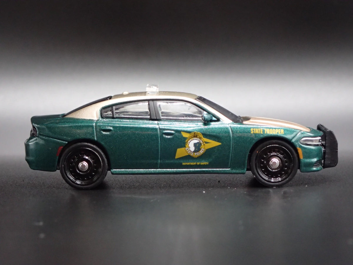 2018 18 DODGE CHARGER PURSUIT NEW HAMPSHIRE STATE POLICE 1:64 DIECAST MODEL CAR-Burning Rubber Toy Company