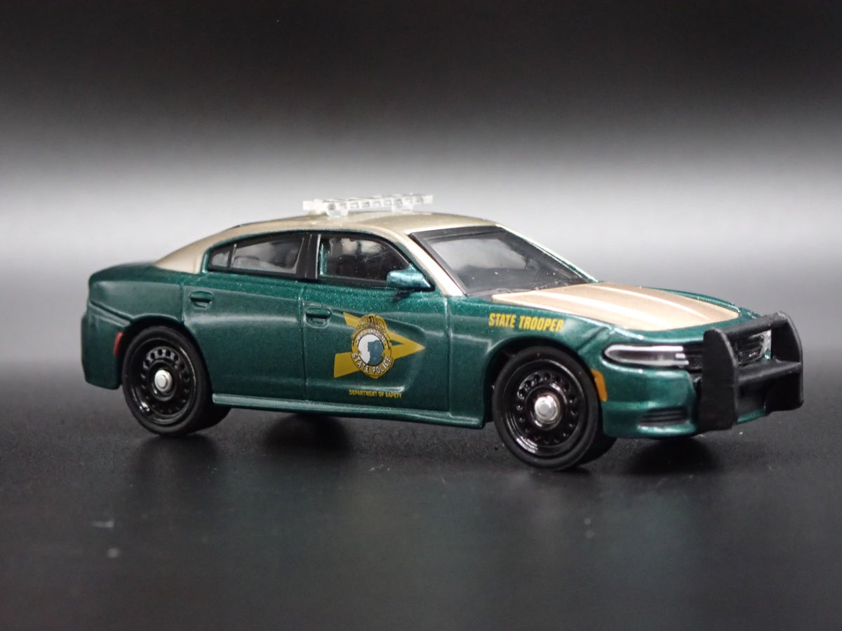 2018 18 DODGE CHARGER PURSUIT NEW HAMPSHIRE STATE POLICE 1:64 DIECAST MODEL CAR-Burning Rubber Toy Company