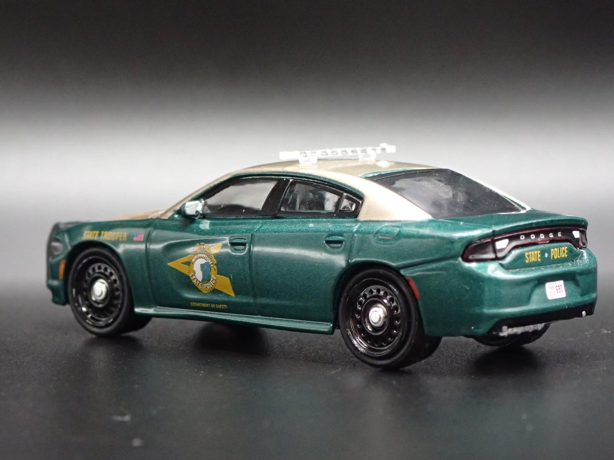 2018 18 DODGE CHARGER PURSUIT NEW HAMPSHIRE STATE POLICE 1:64 DIECAST MODEL CAR-Burning Rubber Toy Company