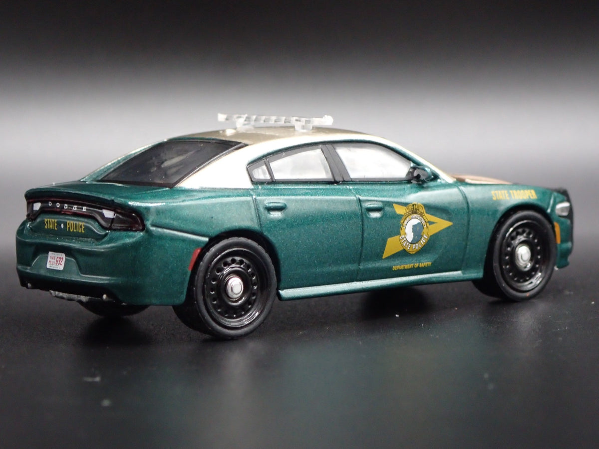 2018 18 DODGE CHARGER PURSUIT NEW HAMPSHIRE STATE POLICE 1:64 DIECAST MODEL CAR-Burning Rubber Toy Company
