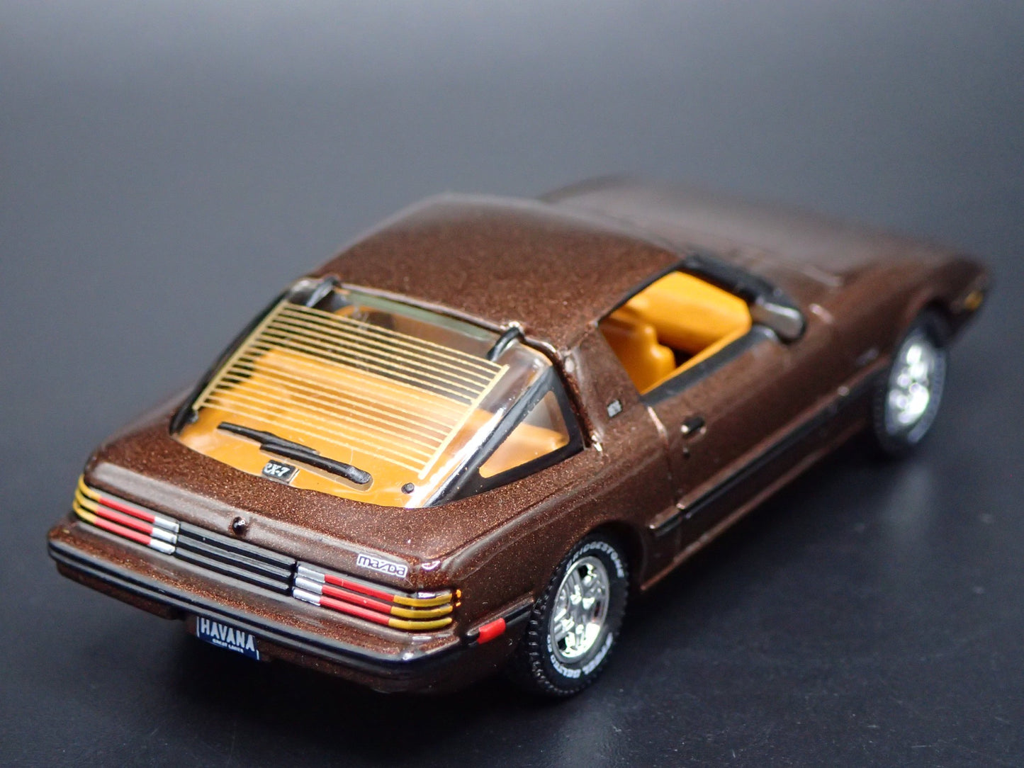 1978-1985 MAZDA RX7 JDM BROWN 1:64 SCALE COLLECTIBLE DIORAMA DIECAST MODEL CAR