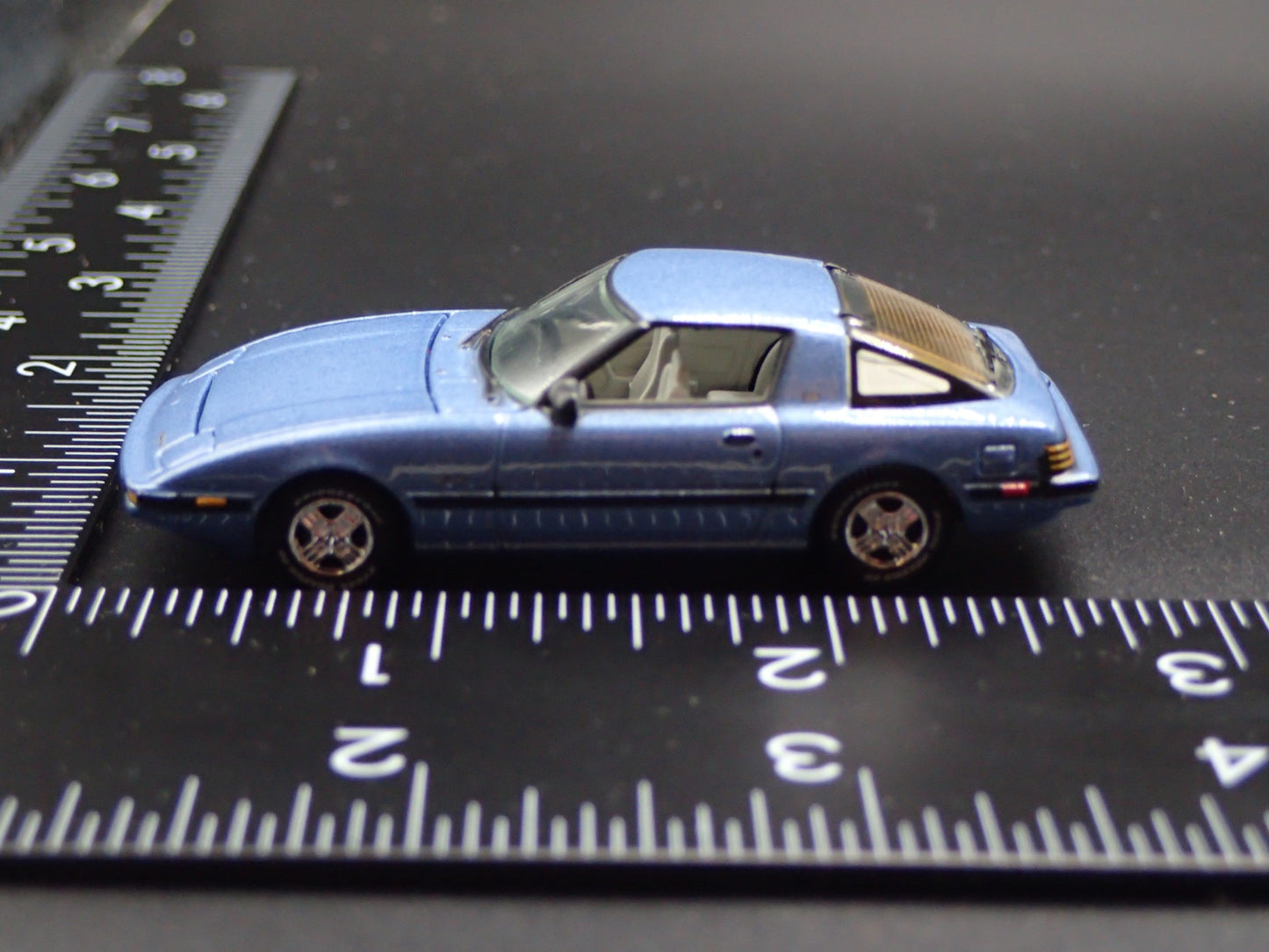1978-1985 MAZDA RX7 JDM BLUE 1:64 SCALE COLLECTIBLE DIORAMA DIECAST MODEL CAR