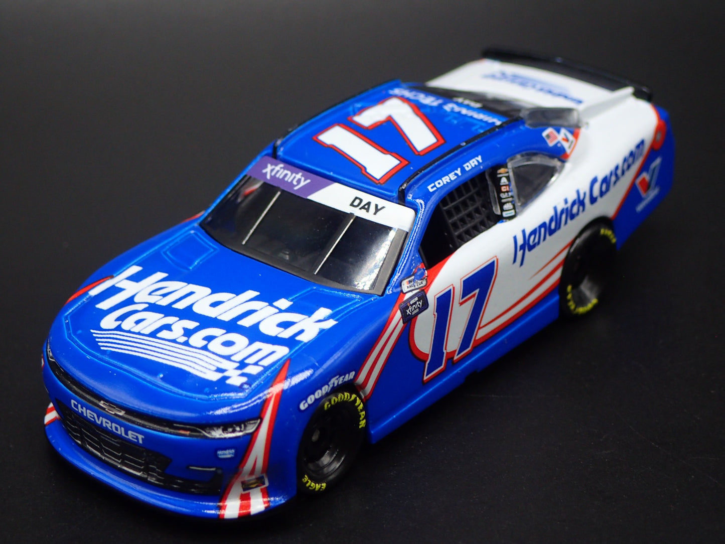 2025 25 CHEVROLET #17 COREY DAY HENDRICKCARS NASCAR 1:64 SCALE DIECAST MODEL CAR