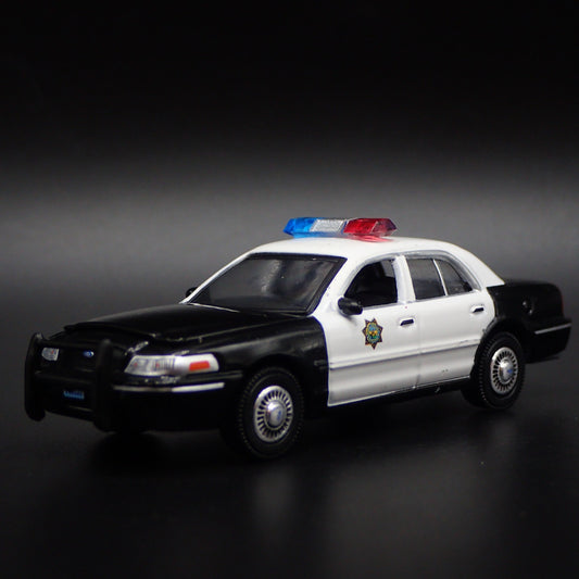 1998 98 FORD CROWN VICTORIA RENO, NEVADA POLICE DPT 1:64 SCALE DIECAST MODEL CAR