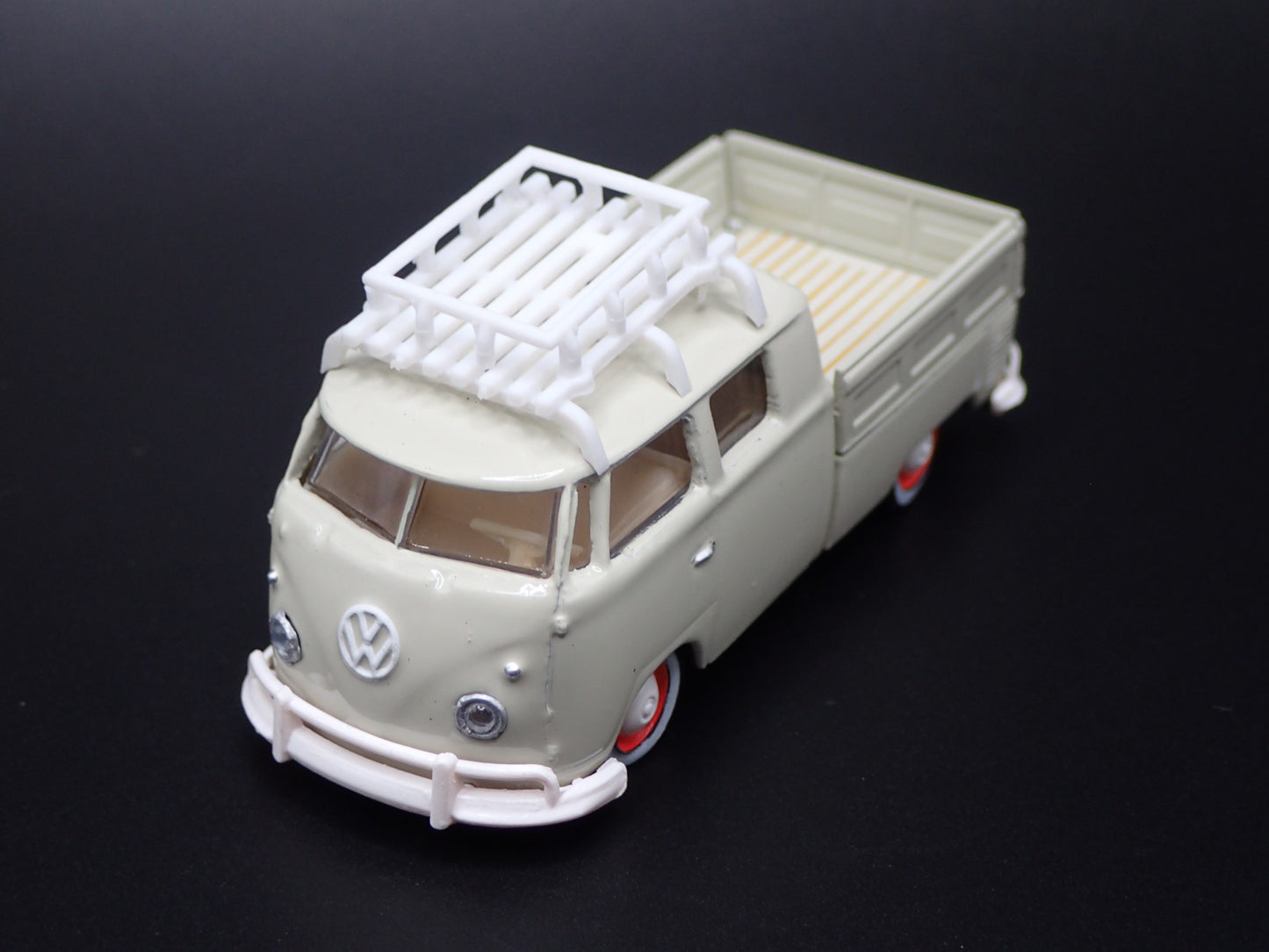 1950-1967 VW VOLKSWAGEN DOUBLE CAB PICKUP TRUCK 1:64 SCALE DIECAST MODEL CAR