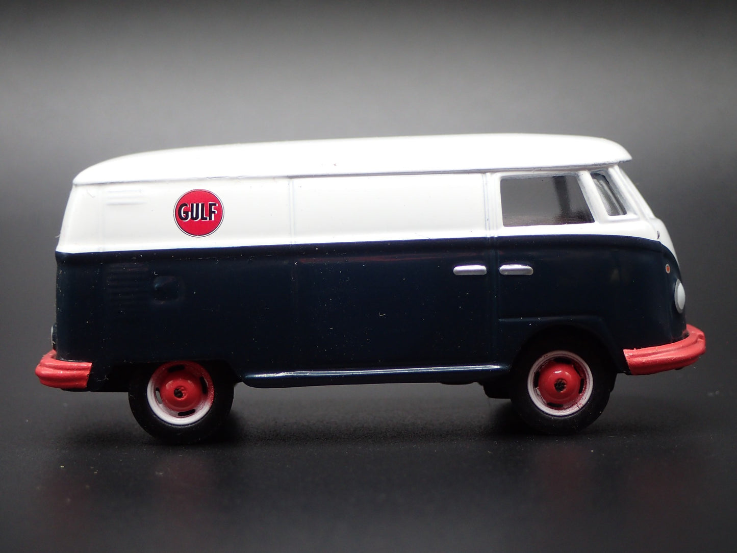 1950-1967 VW VOLKSWAGEN TYPE 2 T1 PANEL VAN GULF 1:64 SCALE DIECAST MODEL CAR