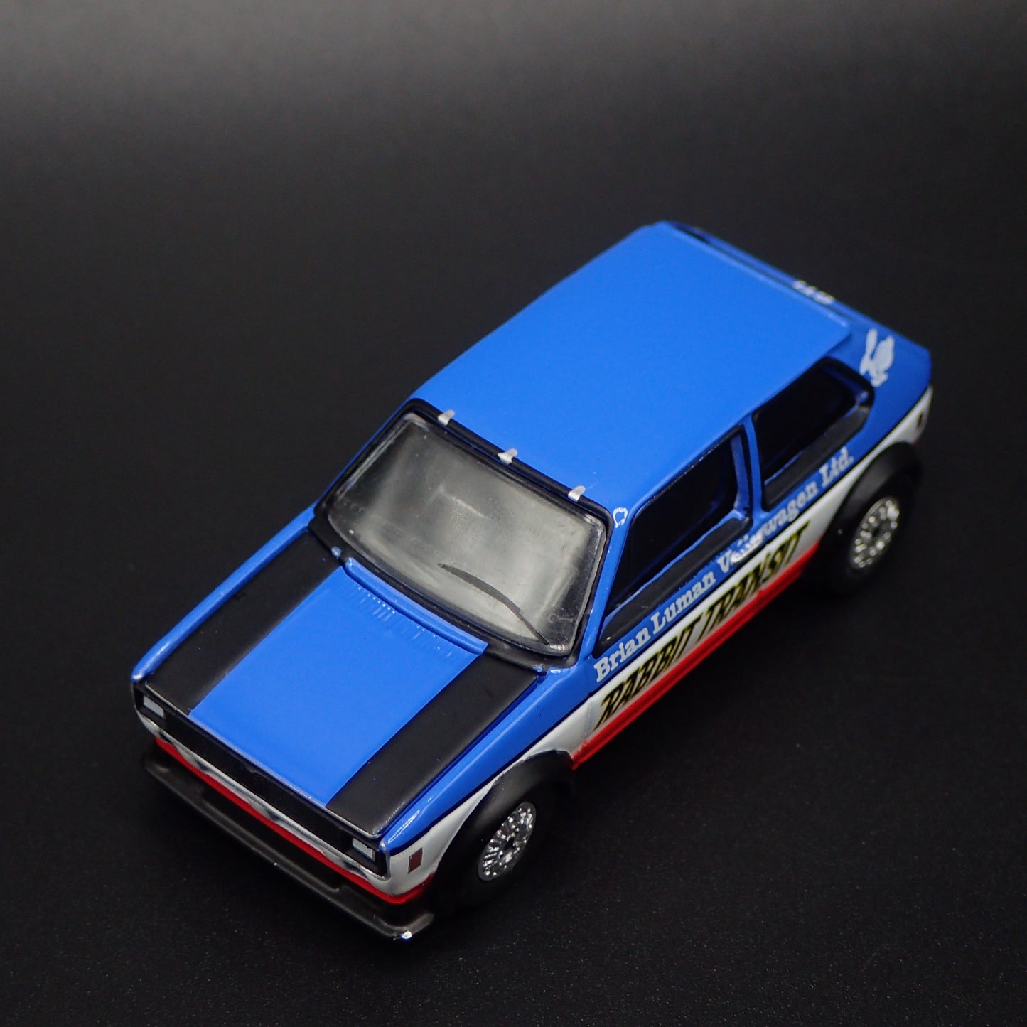 1980 80 VW VOLKSWAGEN RABBIT GTI WIDEBODY MK1 BLUE 1:64 SCALE DIECAST MODEL CAR