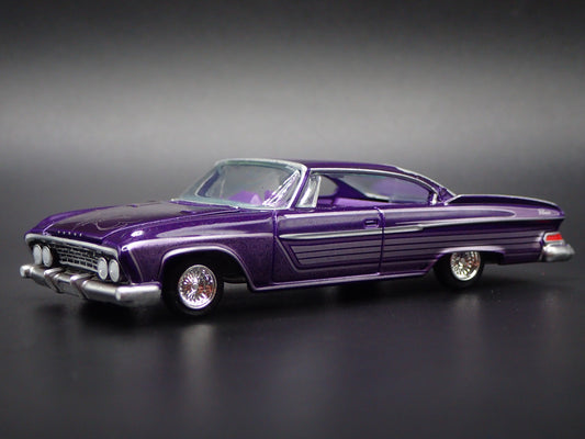 1961 61 DODGE DART PHOENIX LOWRIDER PURPLE 1:64 SCALE DIORAMA DIECAST MODEL CAR