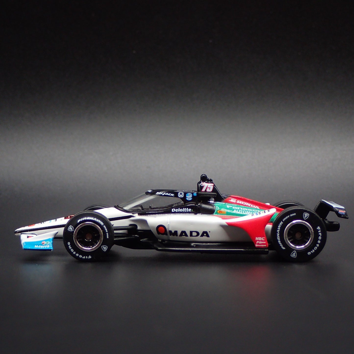2024 INDY RACING HONDA 75 TAKUMA SATO AMADA 1:64 SCALE DIORAMA DIECAST MODEL CAR