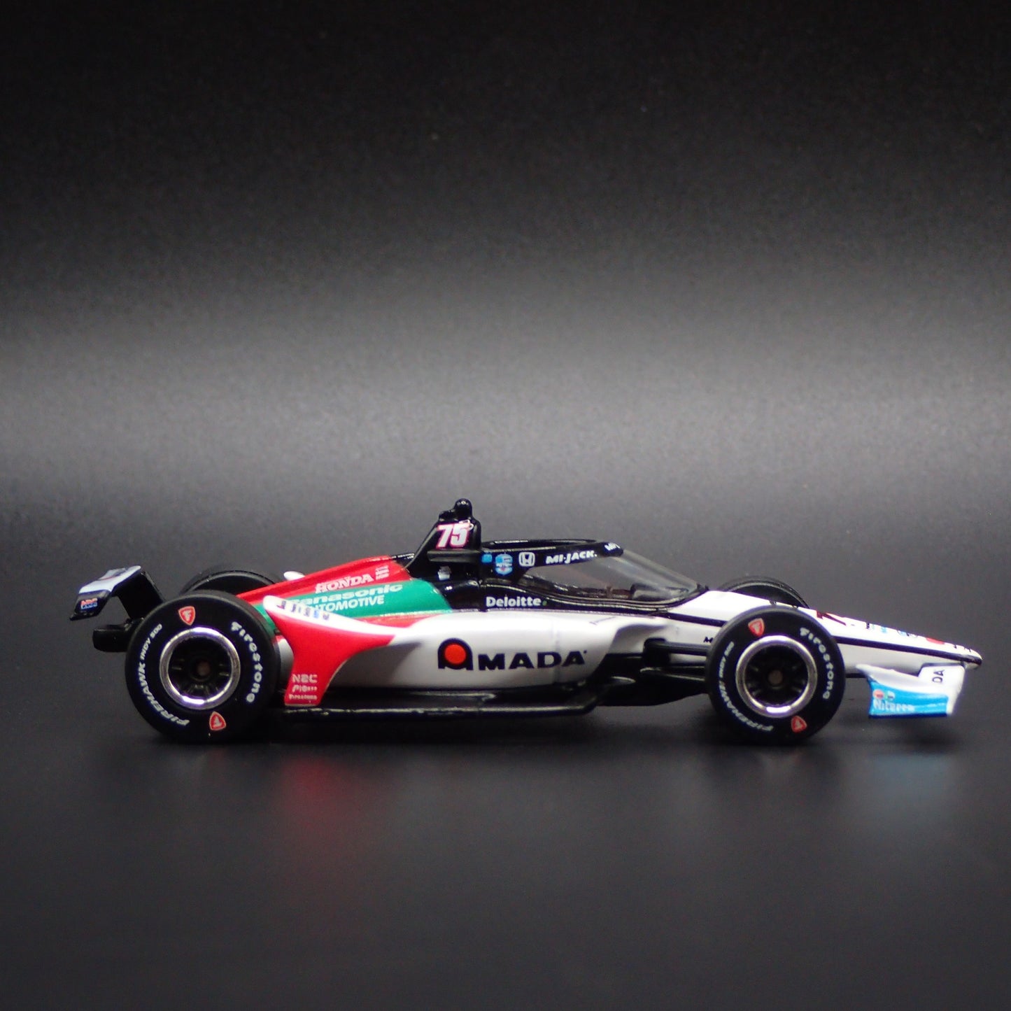 2024 INDY RACING HONDA 75 TAKUMA SATO AMADA 1:64 SCALE DIORAMA DIECAST MODEL CAR