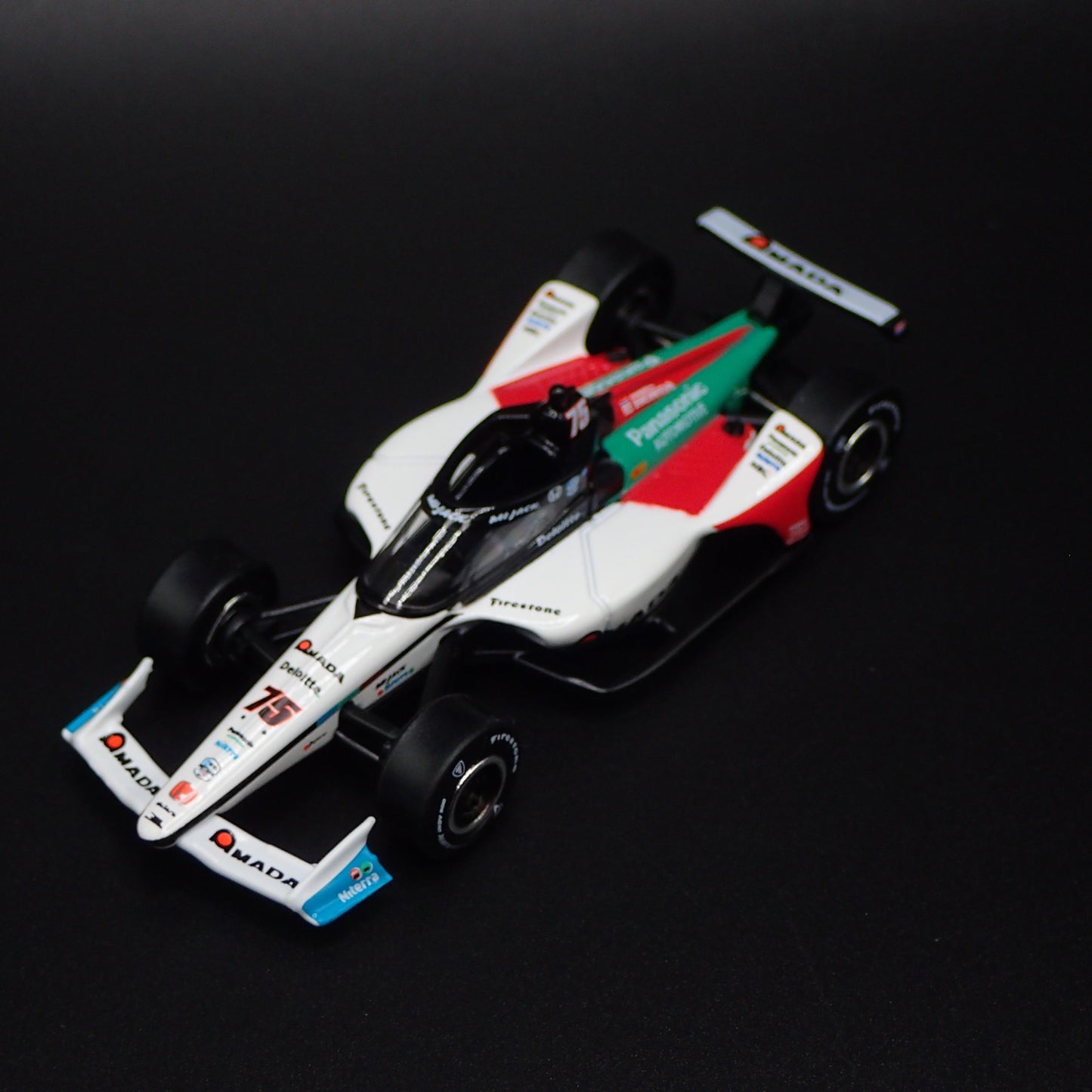 2024 INDY RACING HONDA 75 TAKUMA SATO AMADA 1:64 SCALE DIORAMA DIECAST MODEL CAR