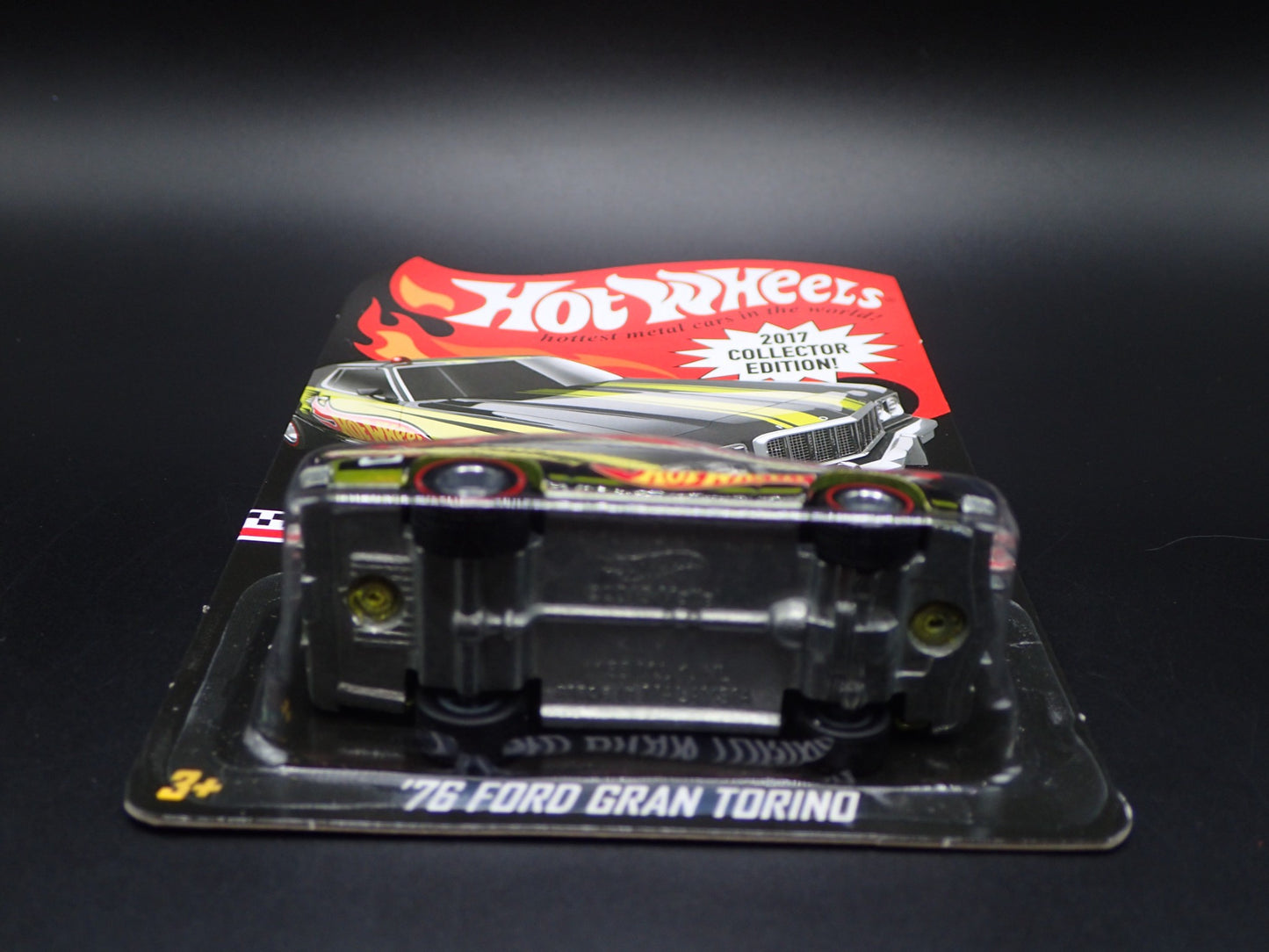 2017 HOT WHEELS MAIL IN EXCLUSIVE 1976 FORD GRAN TORINO COLLECTORS EDITION GREEN