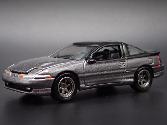 1990-1994 EAGLE TALON TSi GRAY 1:64 SCALE COLLECTIBLE DIORAMA DIECAST MODEL CAR