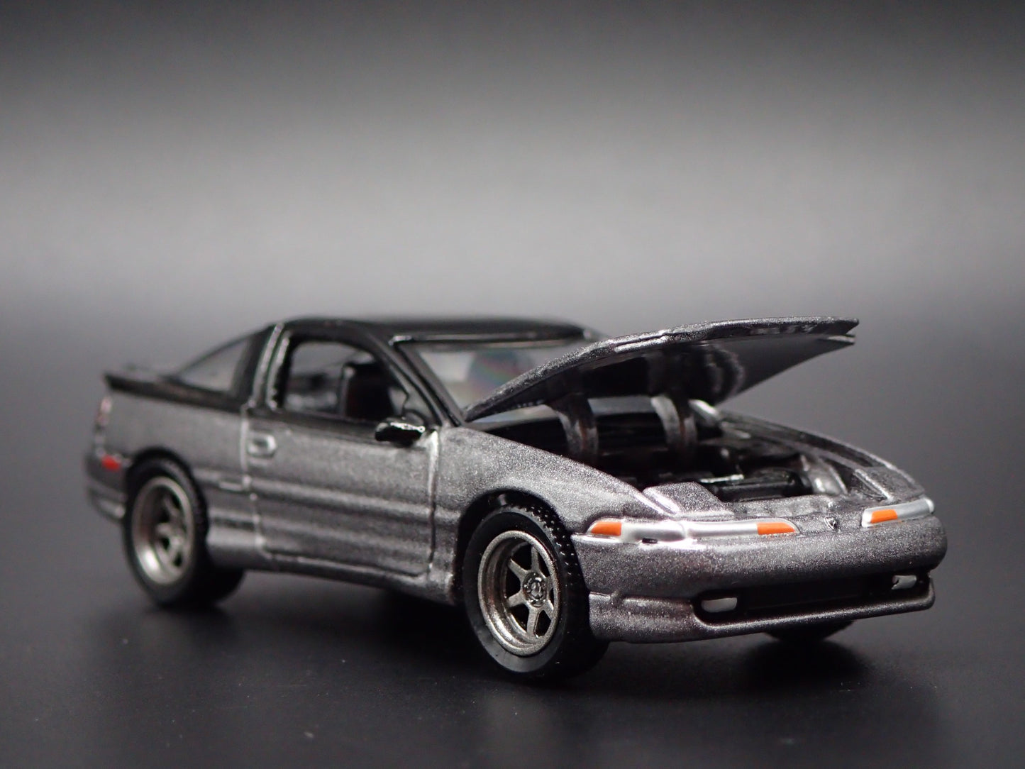1990-1994 EAGLE TALON TSi GRAY 1:64 SCALE COLLECTIBLE DIORAMA DIECAST MODEL CAR