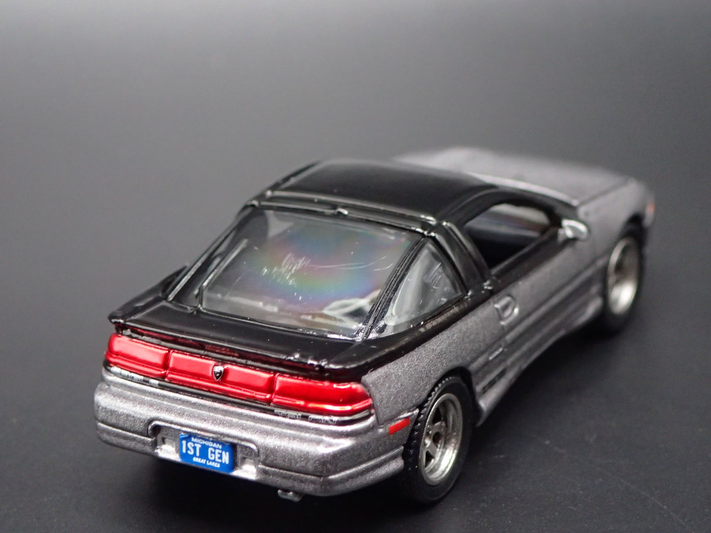 1990-1994 EAGLE TALON TSi GRAY 1:64 SCALE COLLECTIBLE DIORAMA DIECAST MODEL CAR