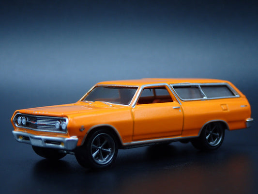 1965 65 CHEVY CHEVROLET CHEVELLE STATION WAGON ORG 1:64 SCALE DIECAST MODEL CAR