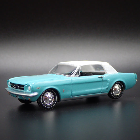1965 65 FORD MUSTANG COUPE RARE 1:64 SCALE COLLECTIBLE DIORAMA DIECAST MODEL CAR