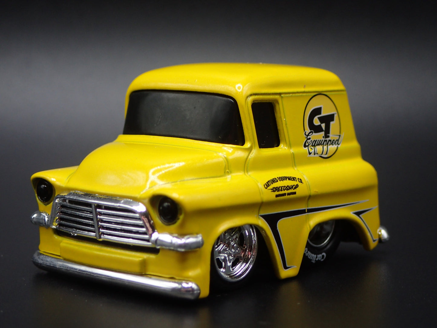 1957 57 GMC PANEL TRUCK TUNED 1/64 SCALE COLLECTIBLE DIORAMA DIECAST MODEL CAR