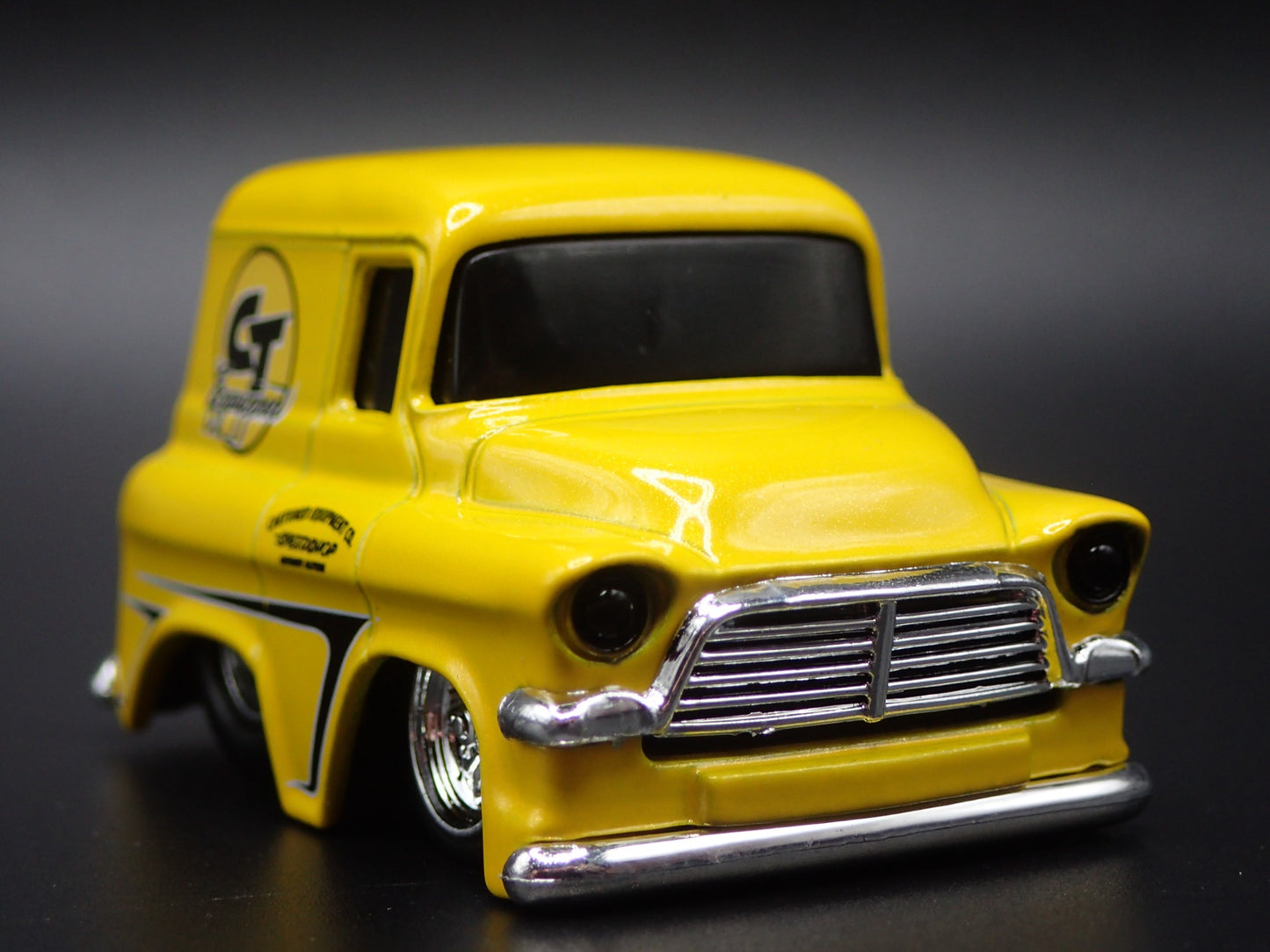 1957 57 GMC PANEL TRUCK TUNED 1/64 SCALE COLLECTIBLE DIORAMA DIECAST MODEL CAR