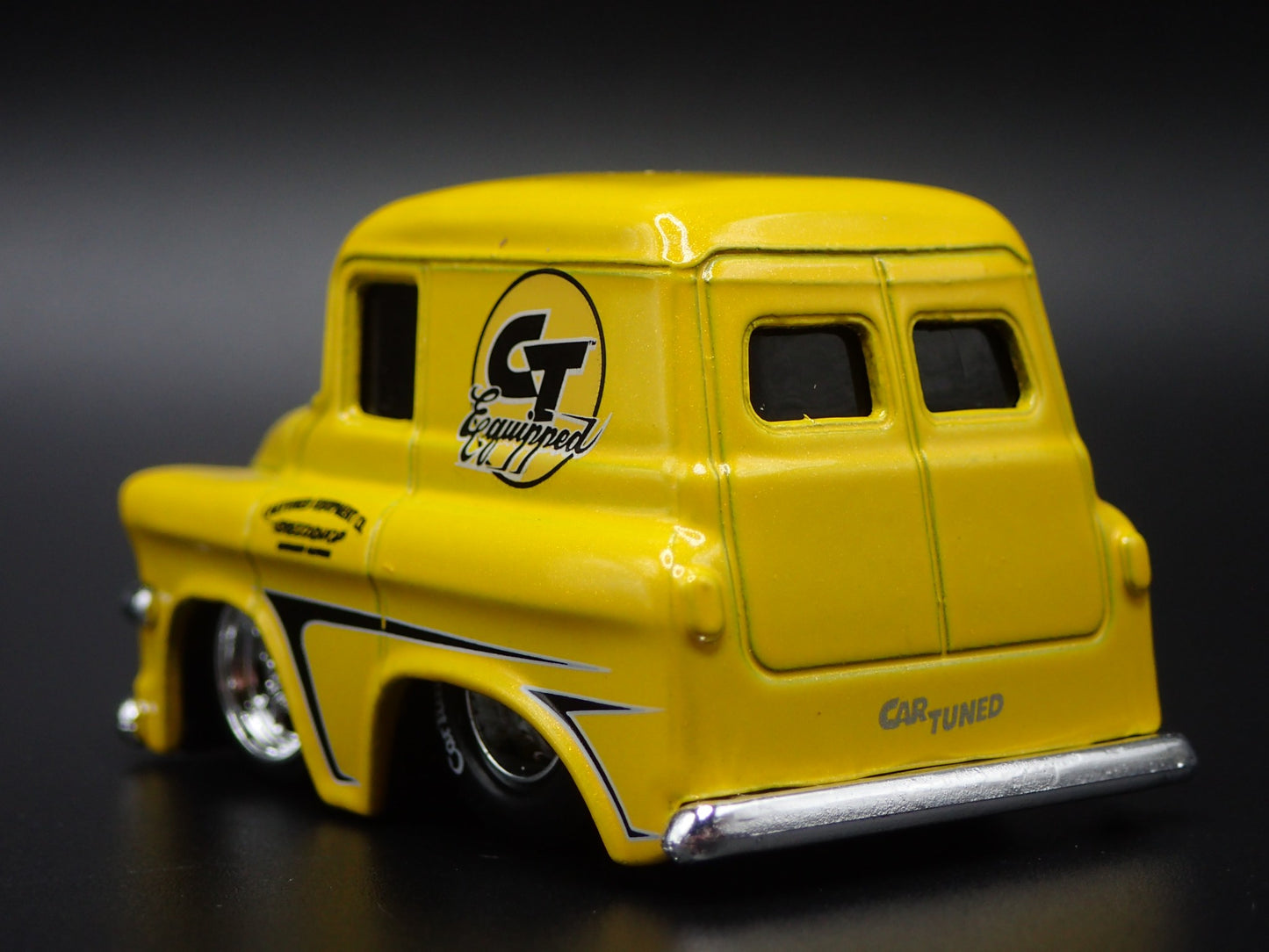 1957 57 GMC PANEL TRUCK TUNED 1/64 SCALE COLLECTIBLE DIORAMA DIECAST MODEL CAR