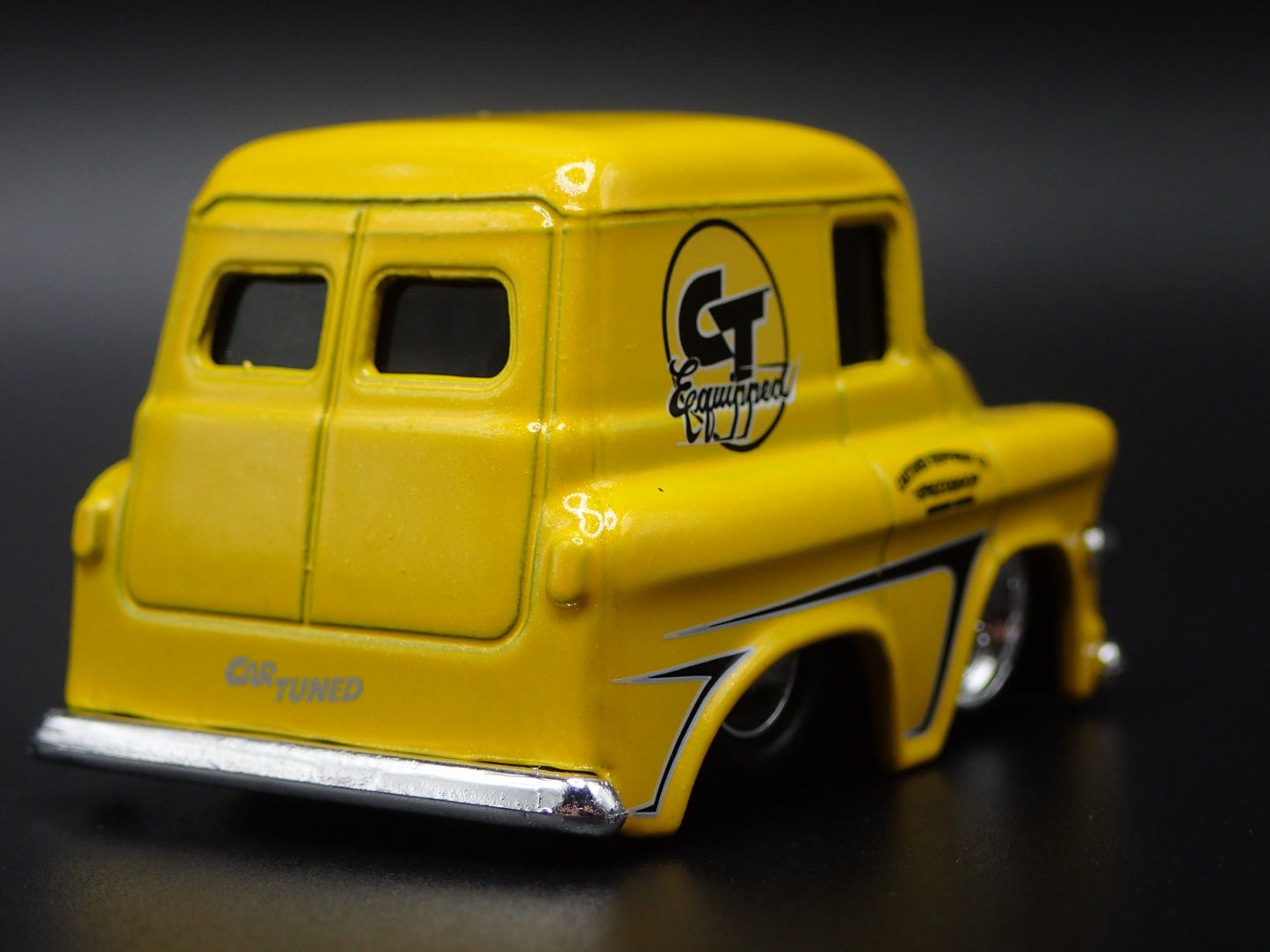 1957 57 GMC PANEL TRUCK TUNED 1/64 SCALE COLLECTIBLE DIORAMA DIECAST MODEL CAR