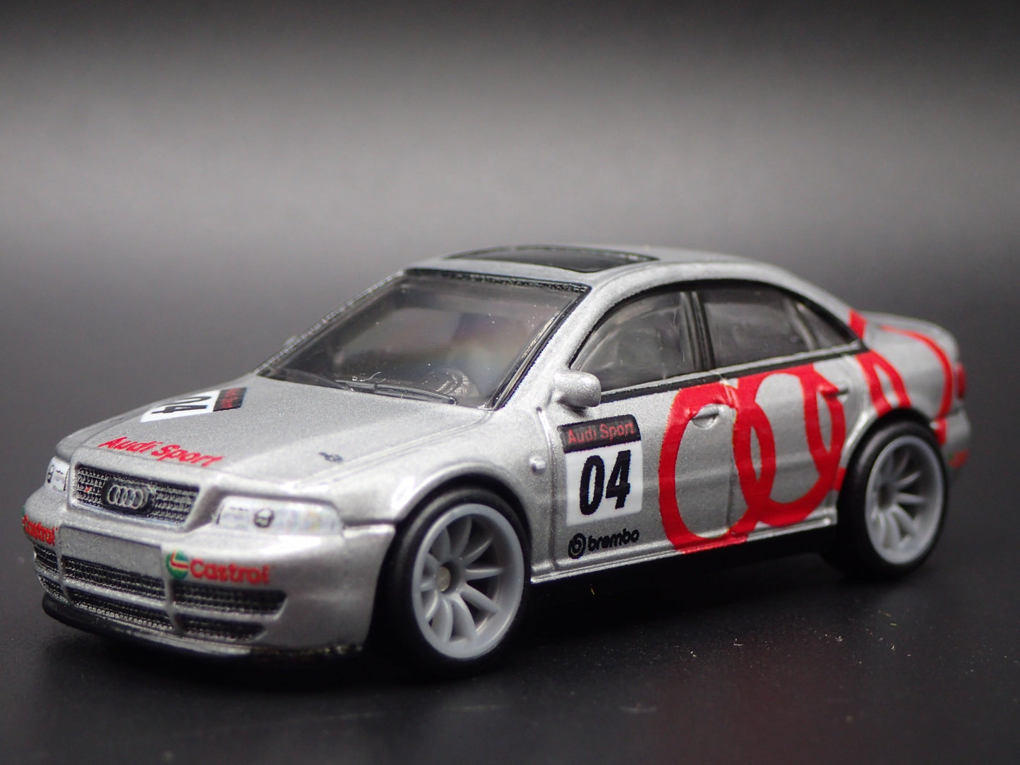 1997 - 2002 AUDI S4 QUATTRO 4 FOUR DOOR 1:64 SCALE DIORAMA DIECAST MODEL CAR