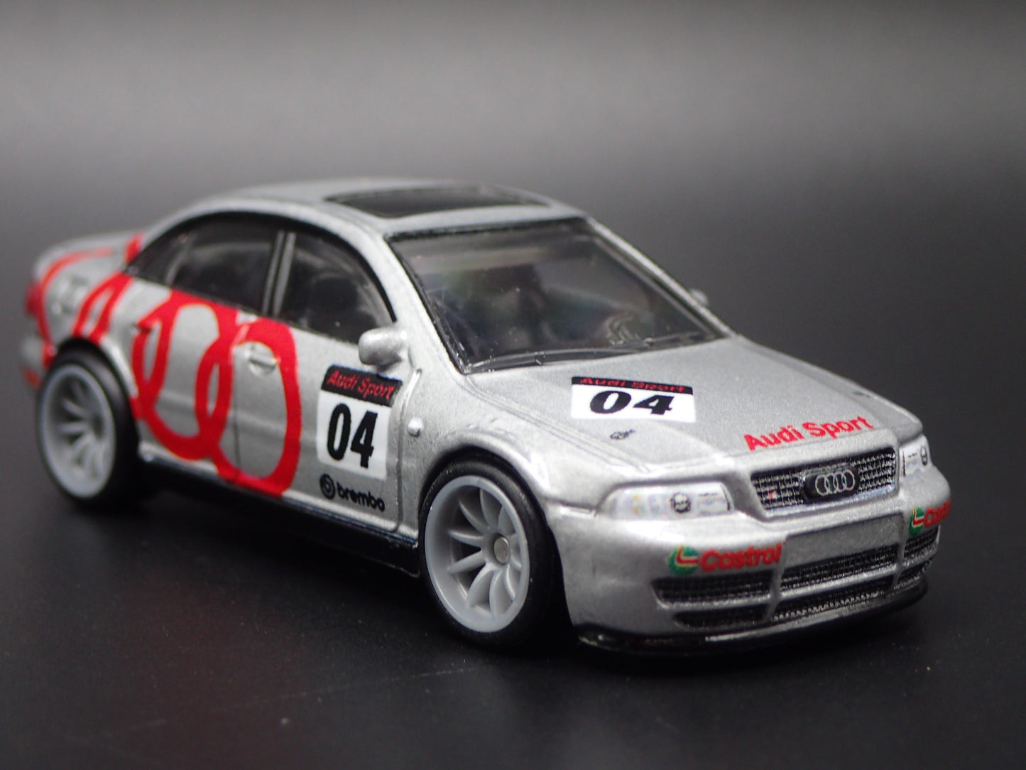 1997 - 2002 AUDI S4 QUATTRO 4 FOUR DOOR 1:64 SCALE DIORAMA DIECAST MODEL CAR