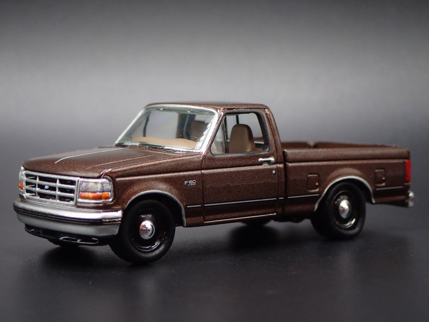 1993 93 FORD F150 PICKUP TRUCK BROWN 1:64 SCALE COLLECTIBLE DIECAST MODEL CAR