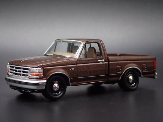 1993 93 FORD F150 PICKUP TRUCK BROWN 1:64 SCALE COLLECTIBLE DIECAST MODEL CAR