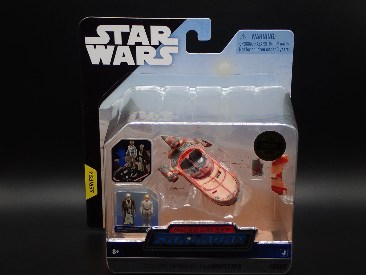 2025 STAR WARS MICRO GALAXY SQUADRON LUKE SKYWALKERS LANDSPEEDER CHASE SERIES 4