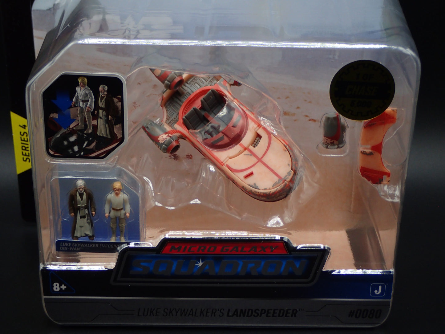 2025 STAR WARS MICRO GALAXY SQUADRON LUKE SKYWALKERS LANDSPEEDER CHASE SERIES 4