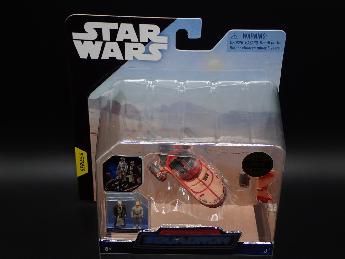 2025 STAR WARS MICRO GALAXY SQUADRON LUKE SKYWALKERS LANDSPEEDER CHASE SERIES 4