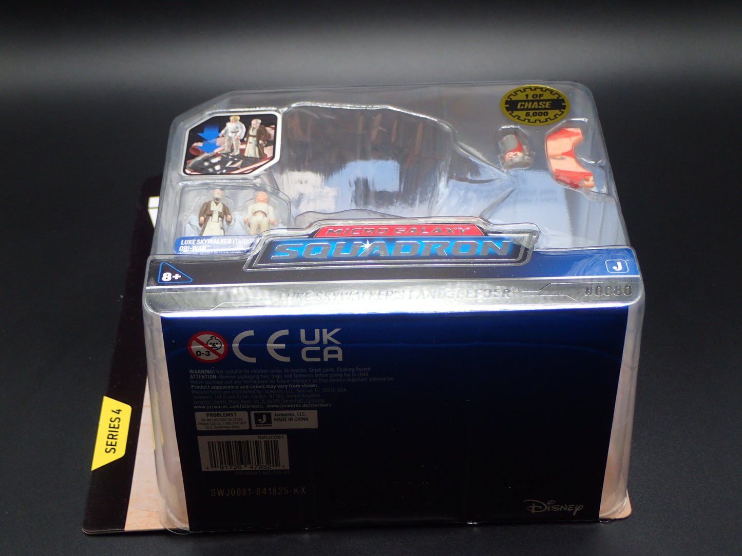 2025 STAR WARS MICRO GALAXY SQUADRON LUKE SKYWALKERS LANDSPEEDER CHASE SERIES 4