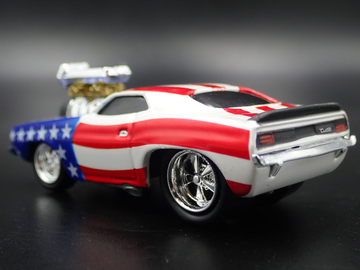 1970 PLYMOUTH CUDA USA RARE 1:64 SCALE LIMITED DIECAST COLLECTIBLE MODEL CAR-Burning Rubber Toy Company