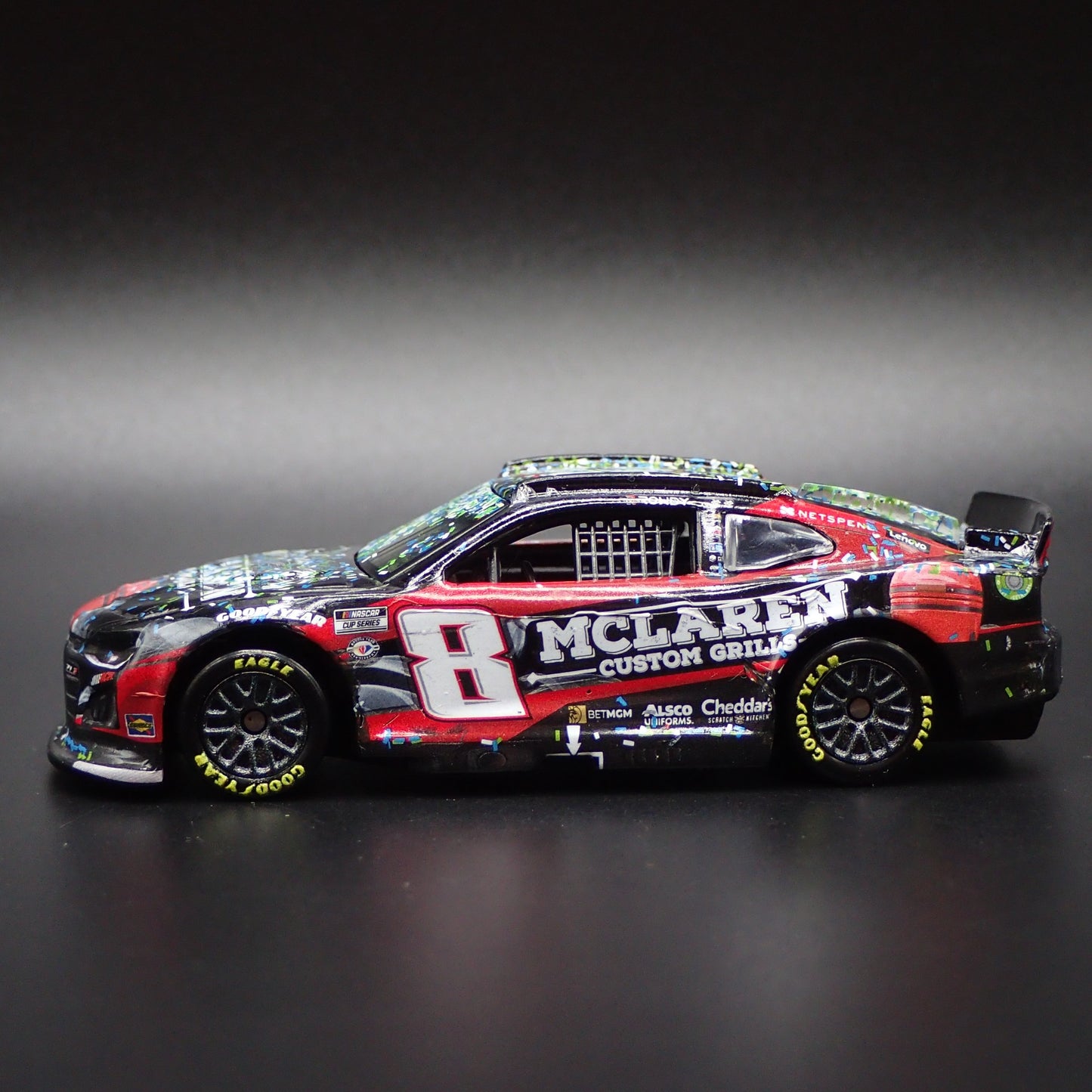 2023 CHEVROLET CAMARO ZL1 8 KYLE BUSCH MCLAREN NASCAR WIN 1:64 DIECAST MODEL CAR