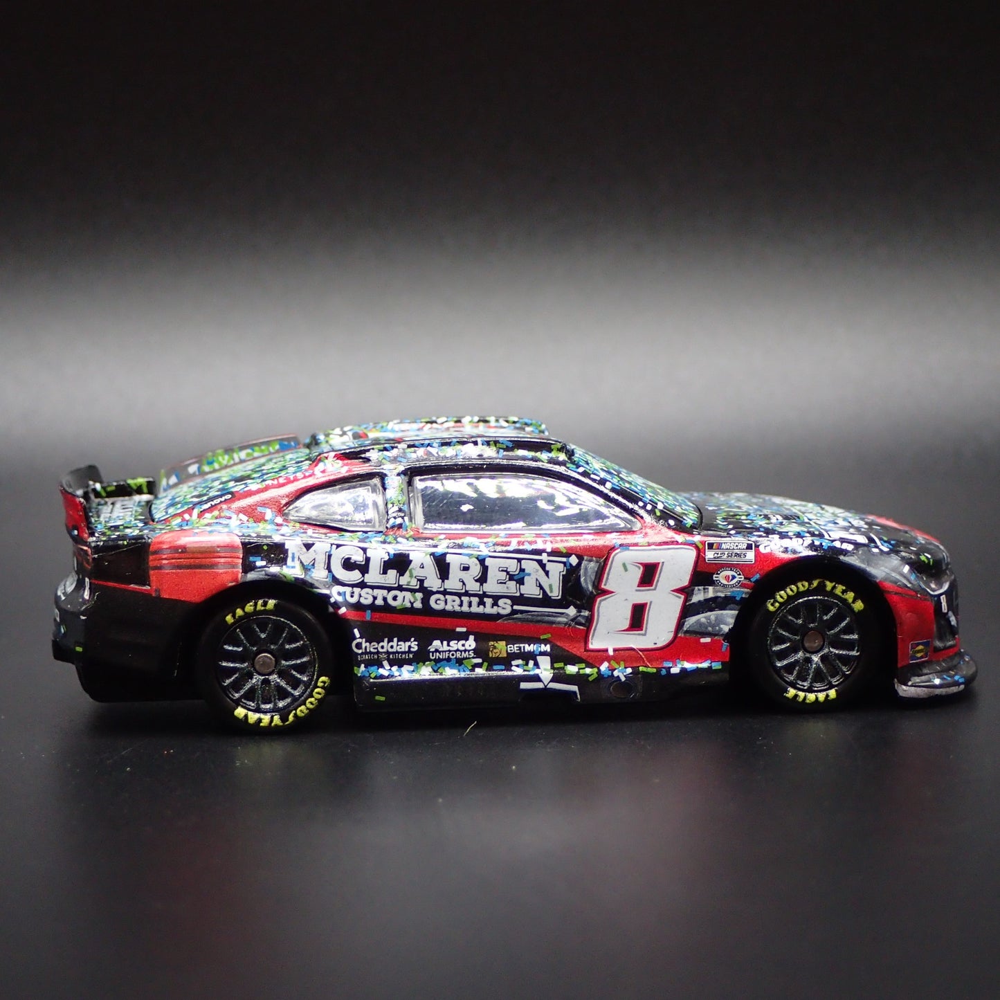 2023 CHEVROLET CAMARO ZL1 8 KYLE BUSCH MCLAREN NASCAR WIN 1:64 DIECAST MODEL CAR