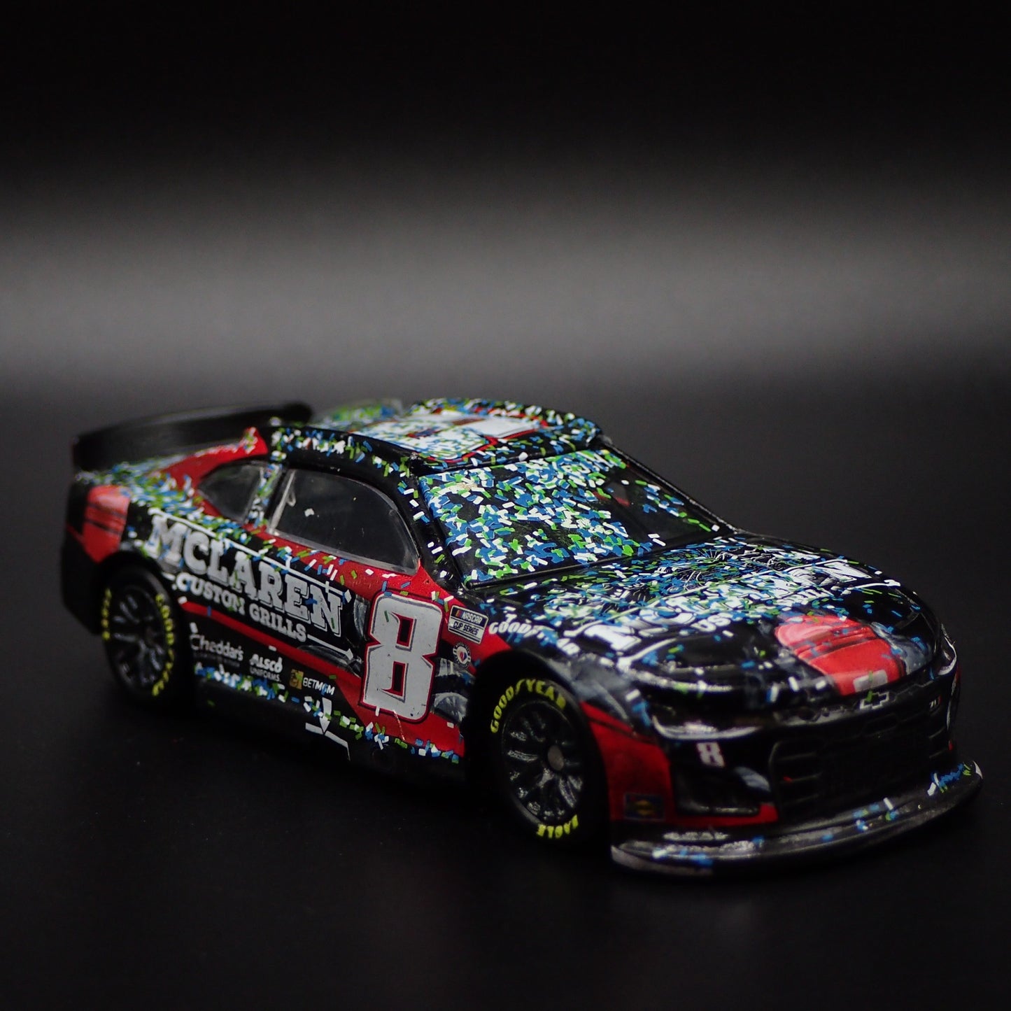 2023 CHEVROLET CAMARO ZL1 8 KYLE BUSCH MCLAREN NASCAR WIN 1:64 DIECAST MODEL CAR